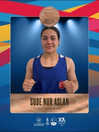 Üniversitemiz Öğrencisi Sude Nur Aslan, Akdeniz Oyunları’nda Bronz Madalya Kazandı