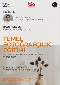 Temel Fotoğrafçılık Eğitimi 