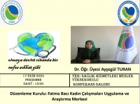 Olmaya Devlet Cihanda Bir Nefes Sıhhat Gibi İsimli Konferans