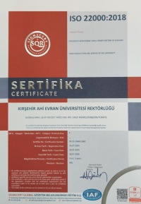 Üniversitemiz Kalitede Bir Başarıya Daha İmza Attı: Gıda Güvenliği Yönetim Sistemi Belgesi (ISO 22000) Tescillendi