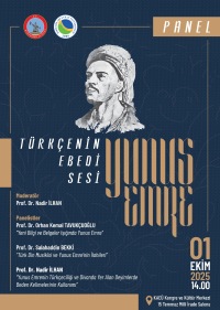 Türkçenin Ebedi Sesi Yunus Emre İsimli Panel