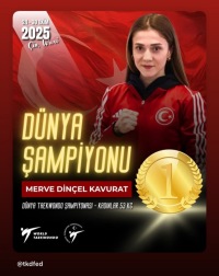 Merve Dinçel Kavurat has become World Champion for the second consecutive time