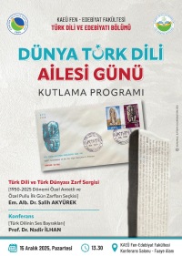 Dünya Türk Dili Ailesi Günü Kutlama Programı