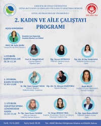 2. Kadın ve Aile Çalıştayı Programı