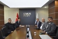 Rektör Karahocagil KOP Bölge Kalkınma İdaresi Başkanlığında Üniversitemizin Projelerini Anlattı