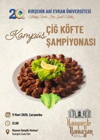 Kampüs Çiğ Köfte Şampiyonası