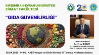 Kırşehir Ahi Evran Üniversitesi Ziraat Fakültesi Gıda Güvenilirliği 